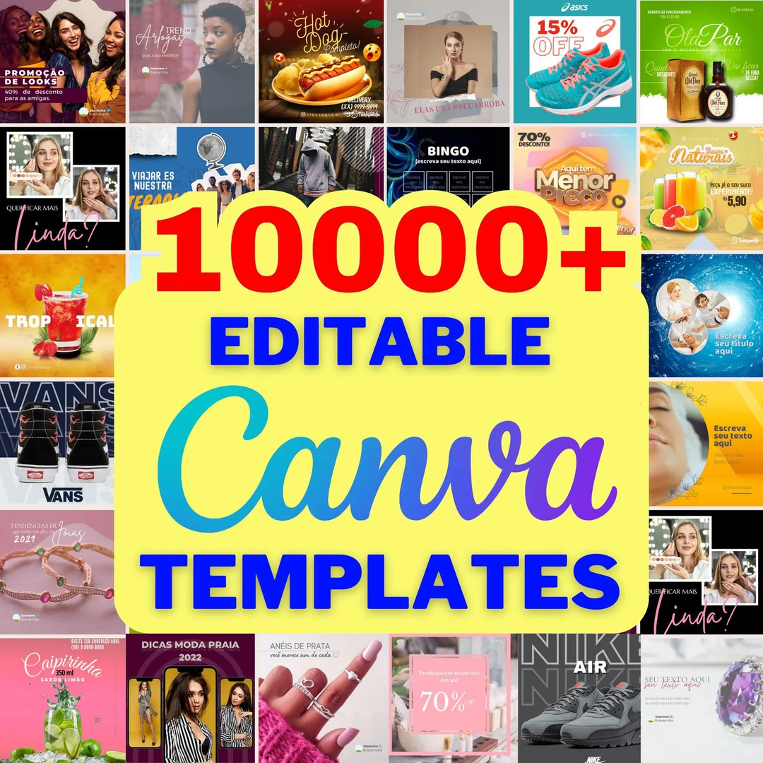 10000+ Canva Editable Templates