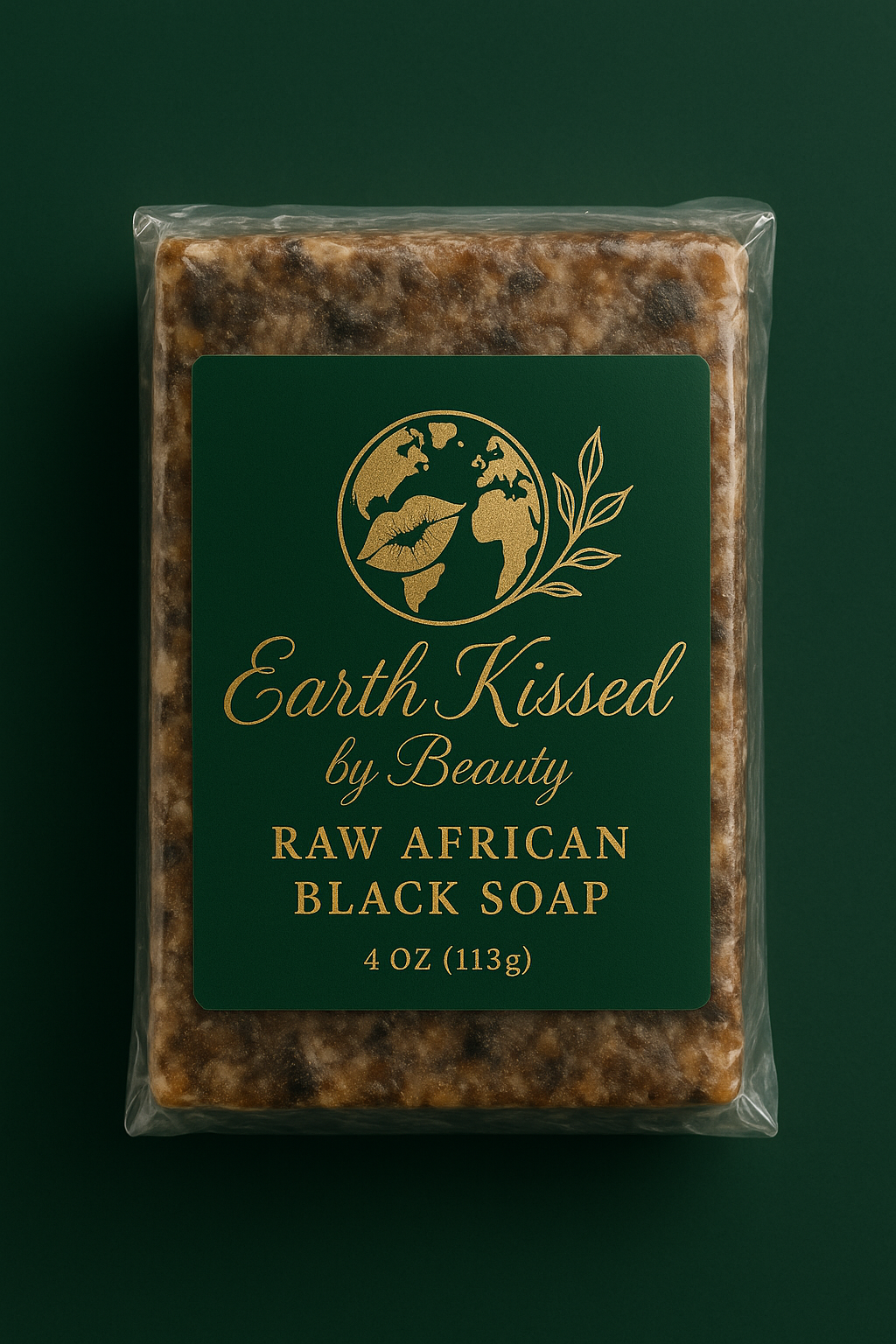 Earth Kissed by Beauty Raw African Black Soap EPS