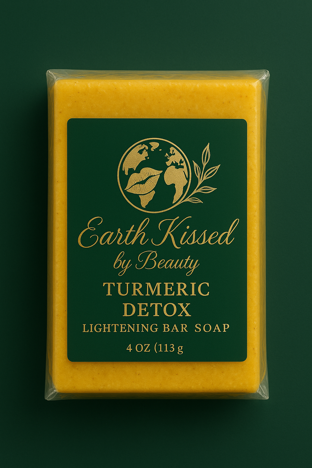 Earth Kissed by Beauty Turmeric Detox Lightening Bar Soap EPS 