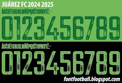 Font Vector Juárez FC 2024 2025 kit