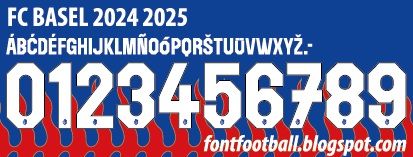 Font Vector FC Basel 2024 2025 kit