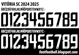 Font Vector Vitória SC 2024 2025 kit