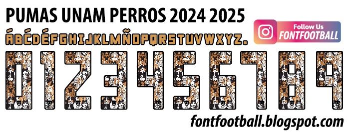 Font Vector Pumas UNAM Perros 2024 2025 kit