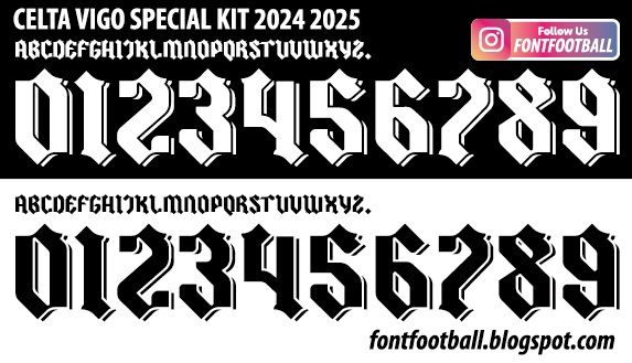 Font Vector Celta Vigo Special Kit 2024 2025 kit
