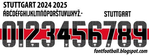 Font Vector Vfb Stuttgart 2024 2025 kit