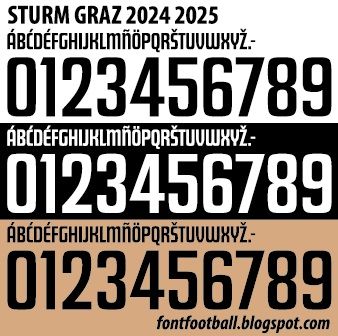 Font Vector Sturm Graz 2024 2025 kit