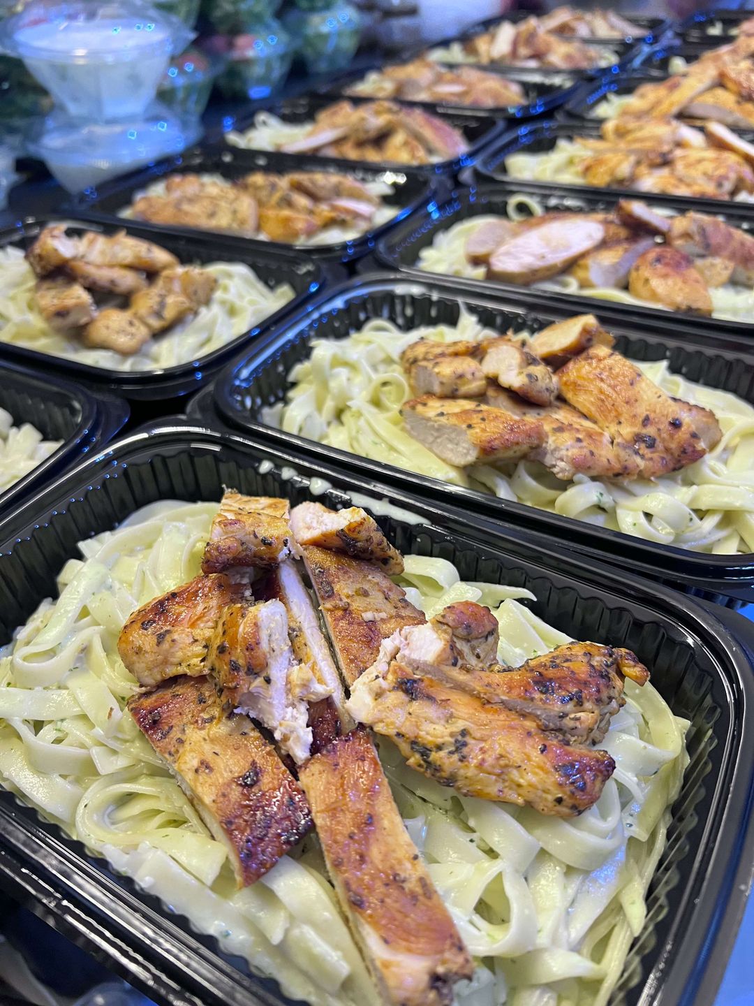 Creamy pesto pasta 