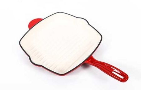 1.4L Square Grill Pan - Red/Blue/White/Orange