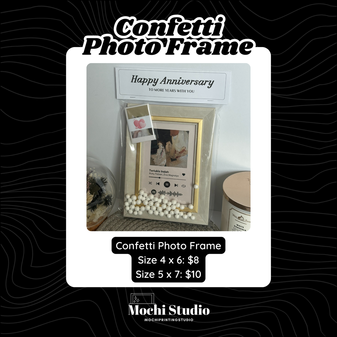 Confetti Photo Frame