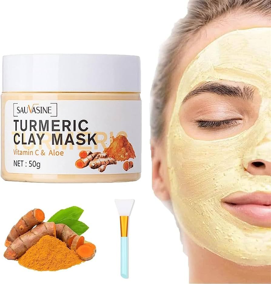 Tumeric clay mask
