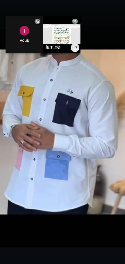 Chemise homme manches longues 