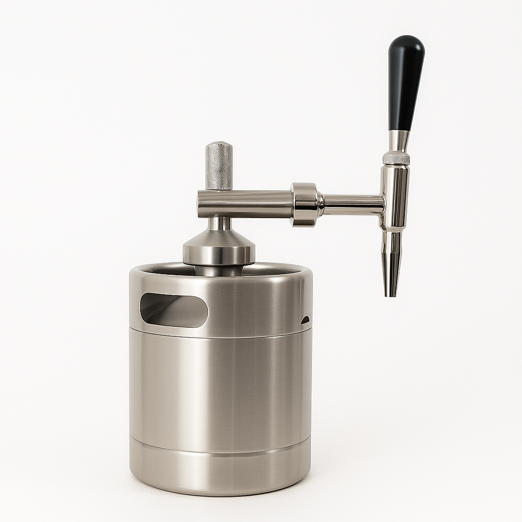 Nitro Coffee Keg - Brushed Stainless Steel 
