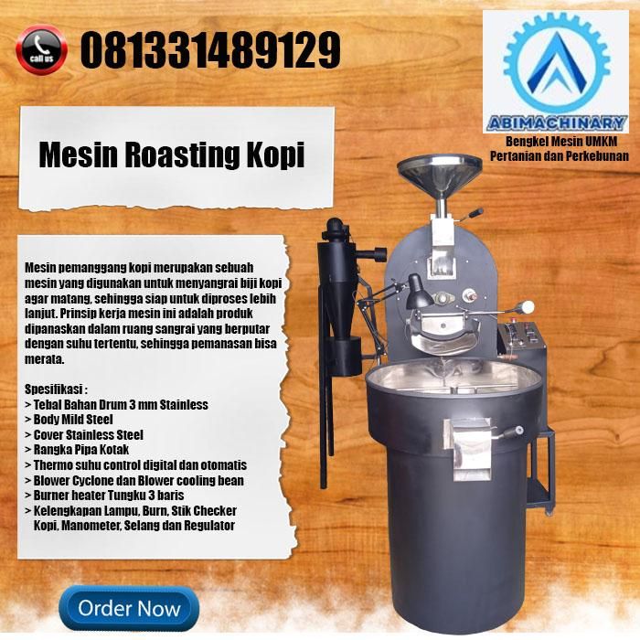 Mesin Roasting Kopi 15Kg