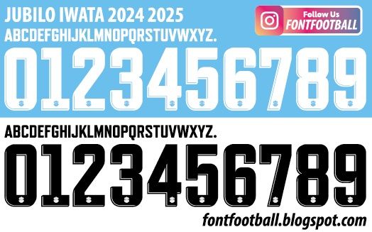 Font Vector Jubilo Iwata 2024 2025 kit