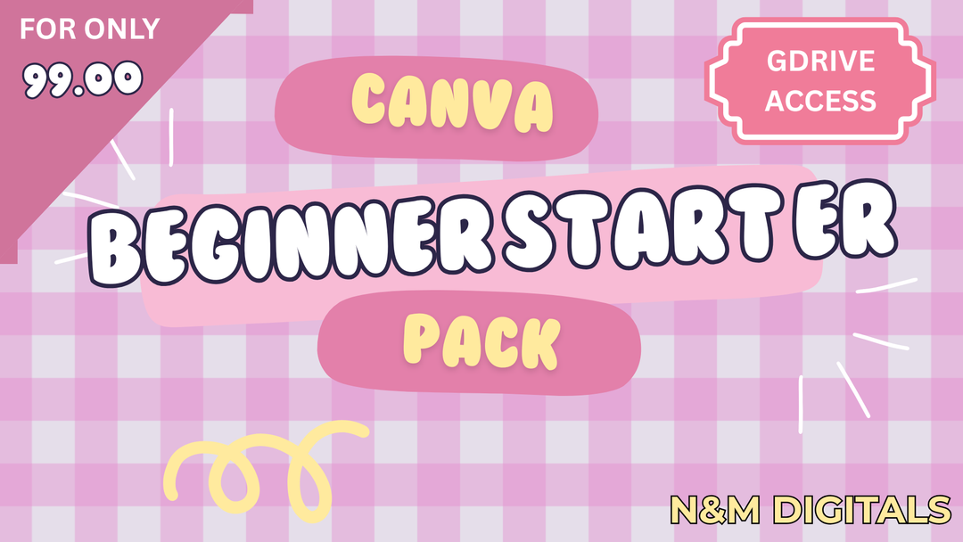 CANVA BEGINNER STARTER PACK ( with Master Resell Rights) | NEIL MAR MORRE