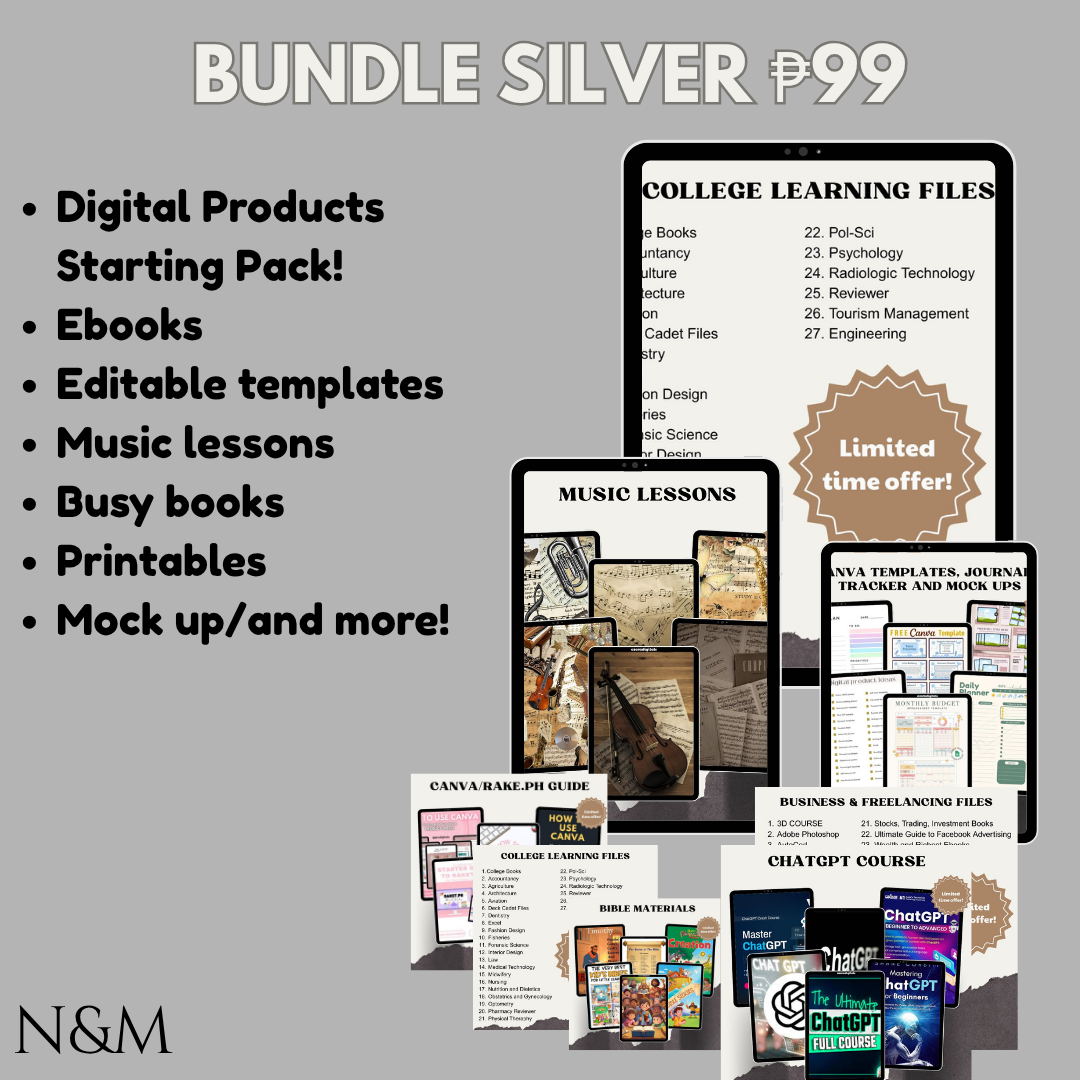 DIGITAL PRODUCT BUNDLE SILVER ( with Master Resell Rights) | NEIL MAR MORRE