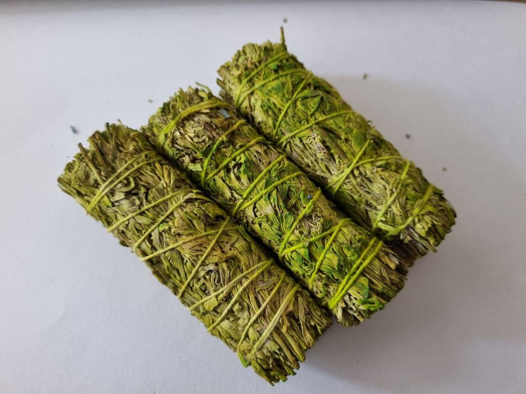 Patchouli Infused Sage 4" - Relaxation and Prosperity
