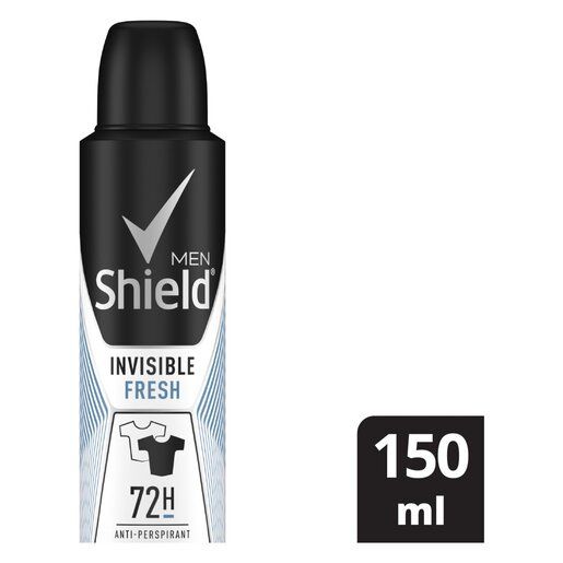 Shield Men Invisible Fresh Antiperspirant Deodorant Body Spray 150ml