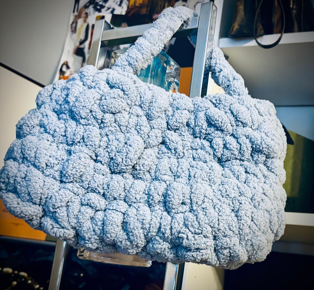 Fluffy purse