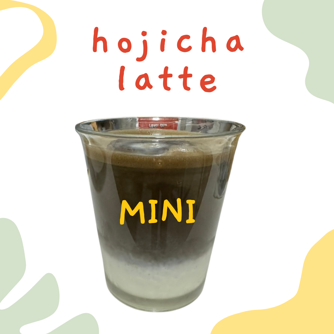 MINI hojicha latte