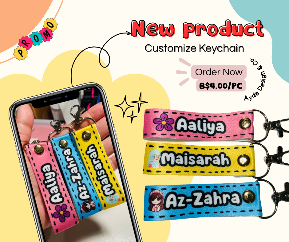 ✨PROMO✨ CUSTOMIZE KEYCHAIN $4
