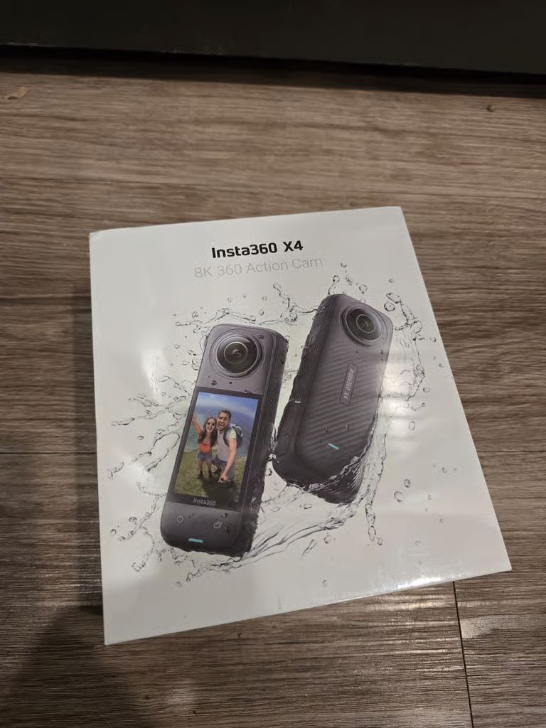 Insta360 X4 8K 360 Action Camera +Brand New Insta360 3m