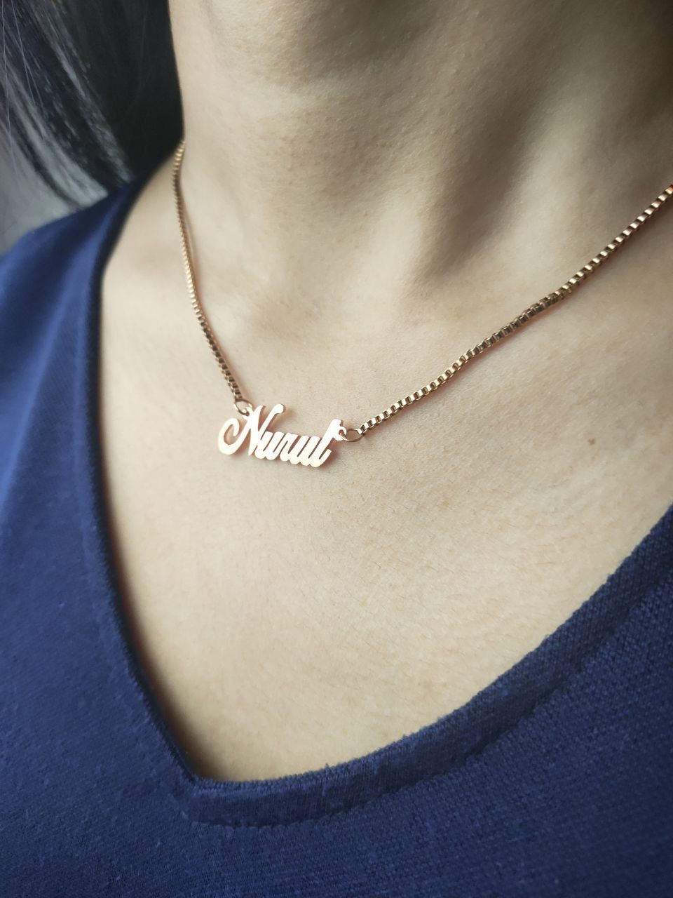 Italian Necklace with English Name