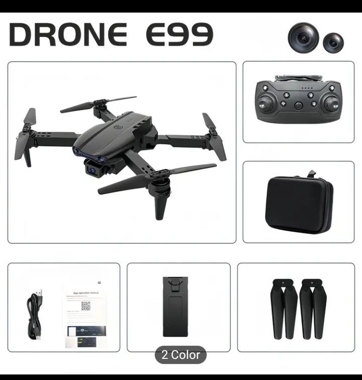 E99 powerful dual camera drone beginner friendly 
