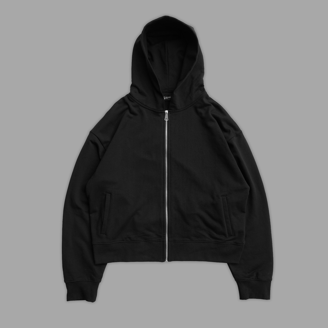 [Pre-Order] 'The Mask' Zip-Up Hoodie in Black
