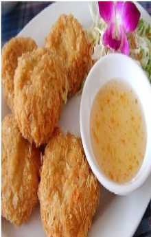 Deep Fried Shrimp Cake