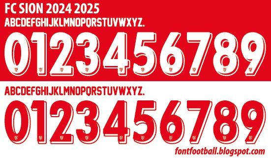 Font Vector FC Sion 2024 2025 kit