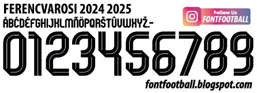 Font Vector Ferencvarosi 2024 2025 kit