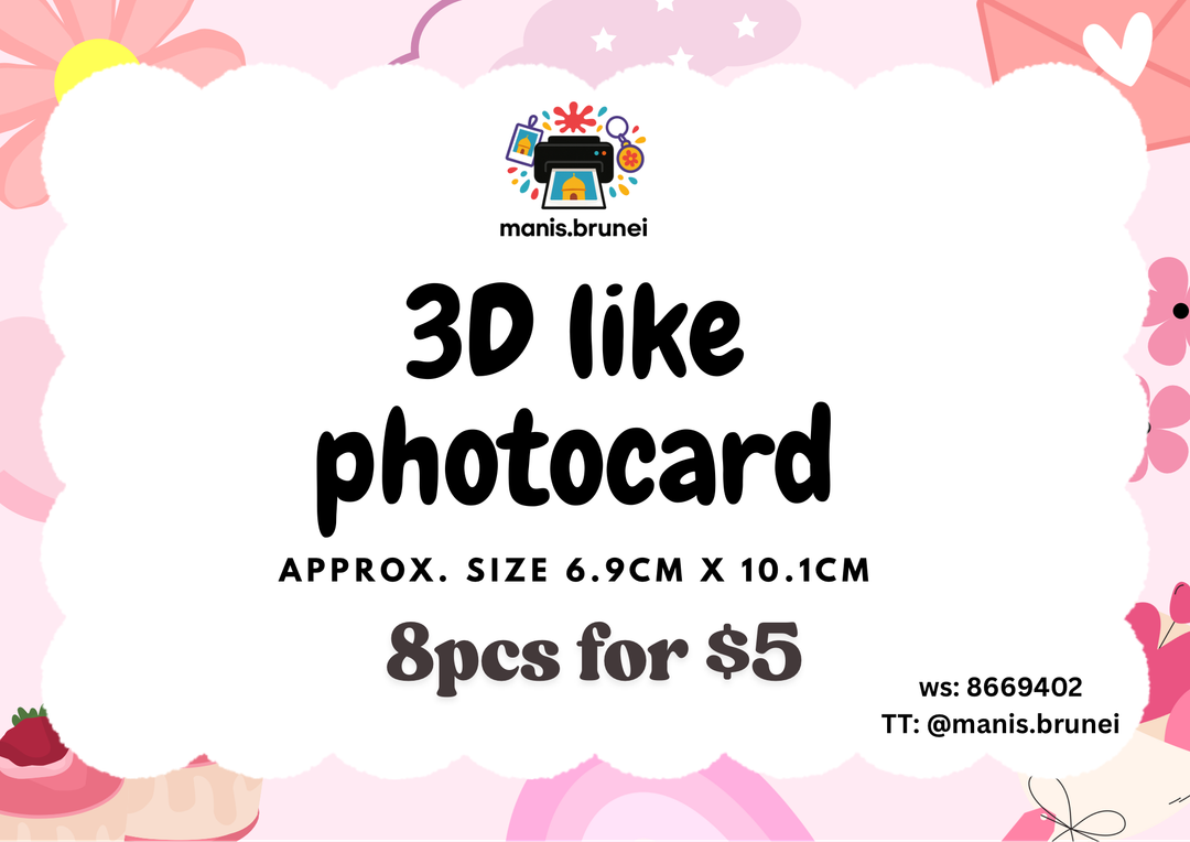 3D like photocard