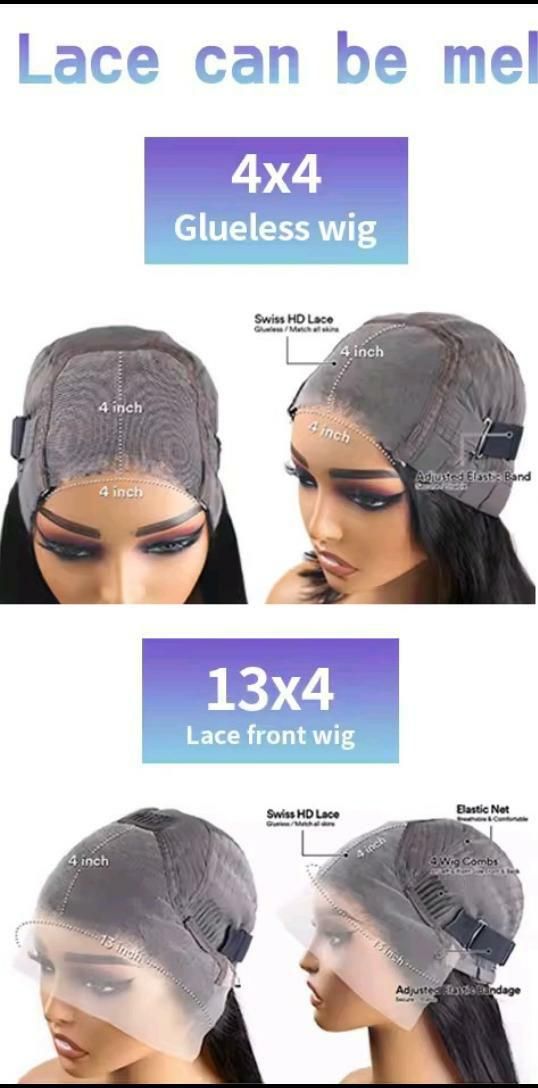 Cabelo Ondulado com tamanhos diferentes 