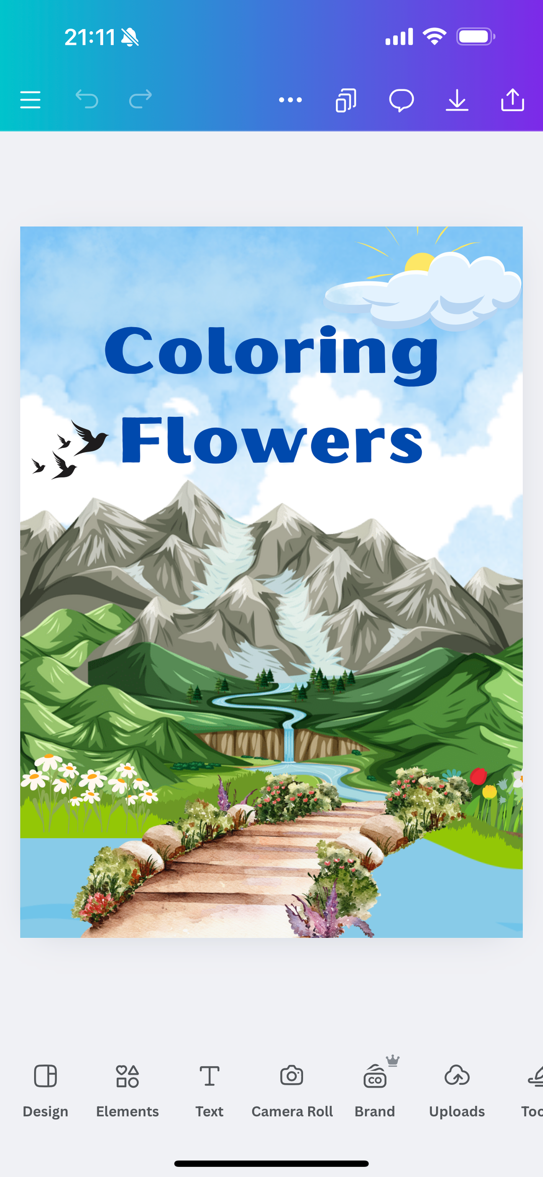 Coloring Flowers – 32 Printable Pages for Toddlers & Preschool