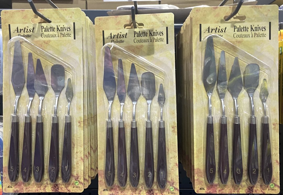 🎨 Lot de 5 Couteaux à Palette – Artist Palette