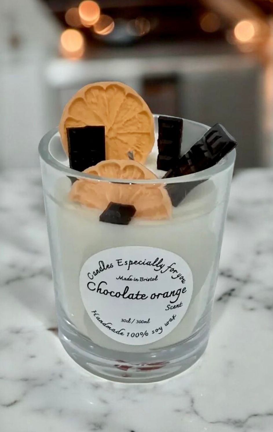 Chocolate orange candle