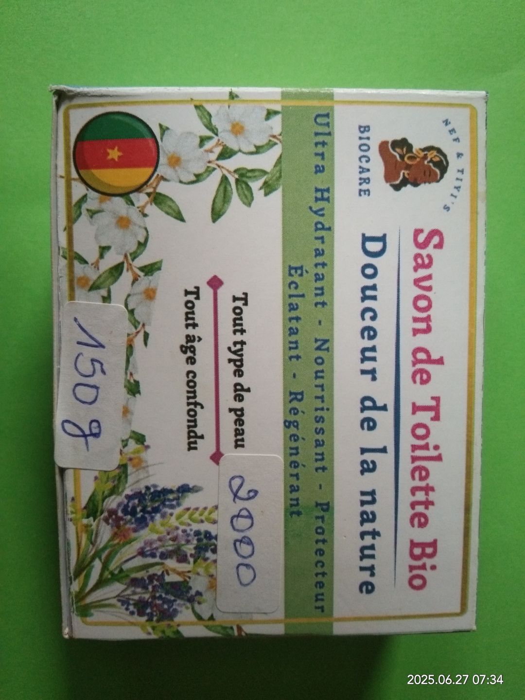 Savon de Toilette Bio Soin Complet Douceur de la Nature