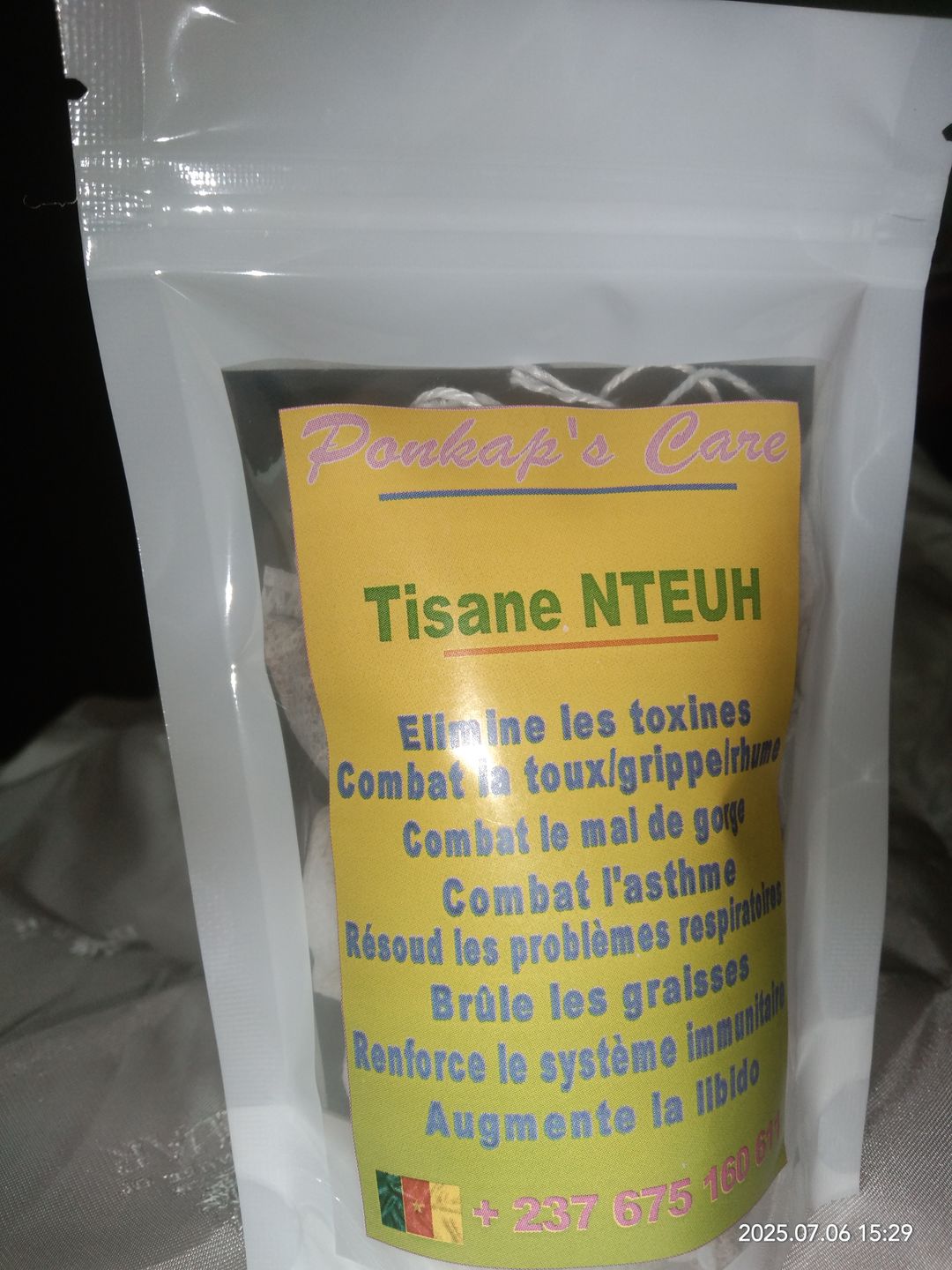 Tisane Nteuh - Grippe Toux Rhume Asthme Sinusite