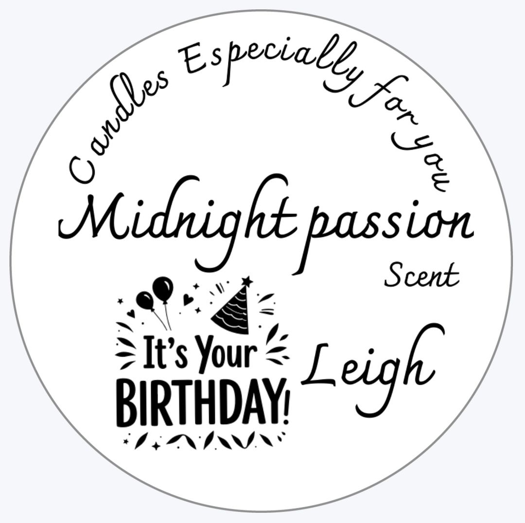 Personalise label