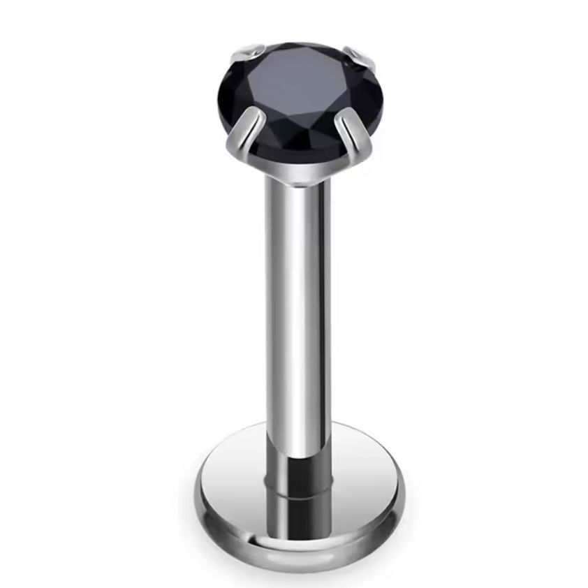 Labret punto de luz negro