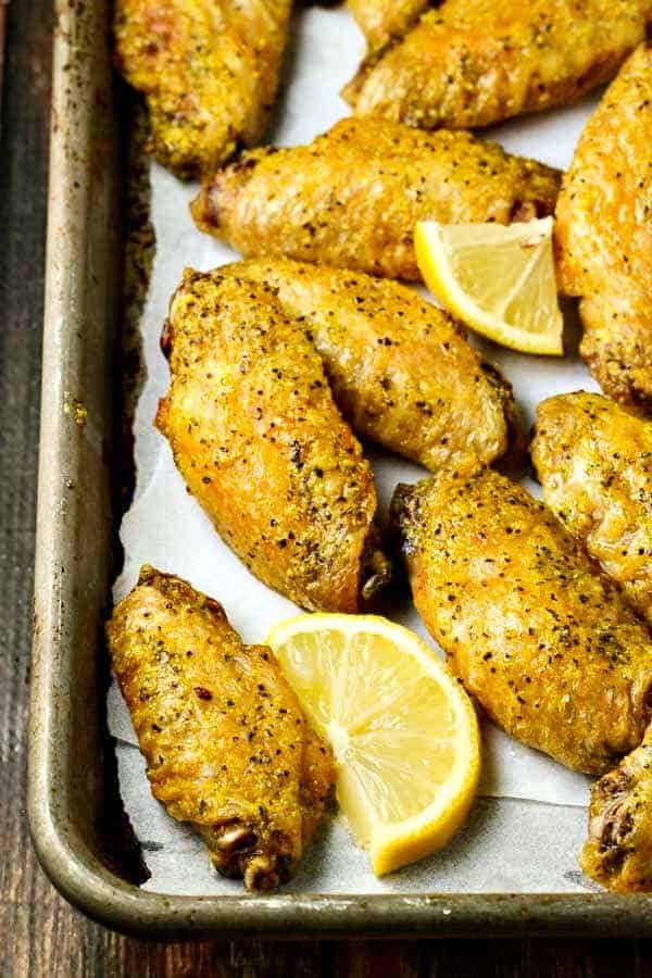 Zesty Lemon Pepper Wings 