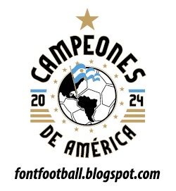 Campeones de America Argentina Copa América 2024 Shirt Vector