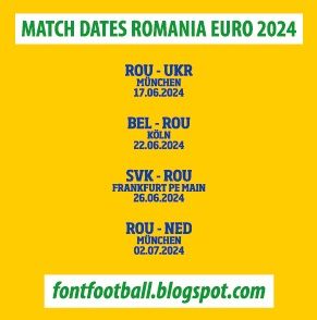 MDT Match Dates Detail on Shirt Romania Euro 2024 Vector