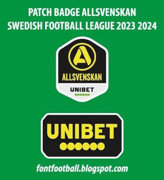 Patch Badge Allsvenskan Swedish Football League 2023 2024 kit