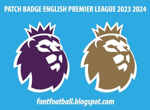 Patch Badge English Premier League EPL 2023 2024 Vector kit