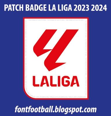 Patch Badge La Liga 2023 2024 Vector