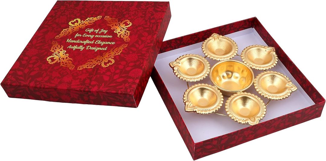 DIWALI DIYA LIGHT 7INCH  SET OF 3PCS