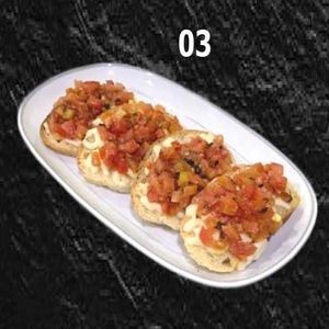 003 Bruschetta Al Pomodoro e Mozzarella