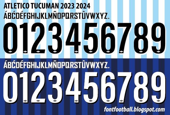 Font Vector Atletico Tucuman 2023 2024 kit